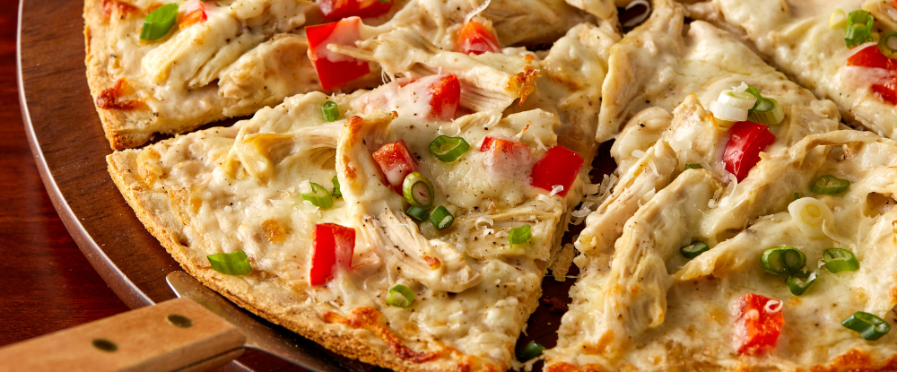 A gourmet pizza made with a BONICI® crust solution.